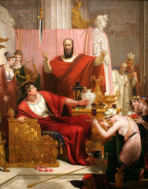 The Sword of Damocles, 1812, Richard Westall