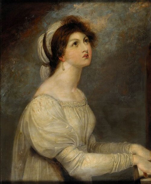 Lady Hamilton as Saint Cecilia, 1800, Richard Westall