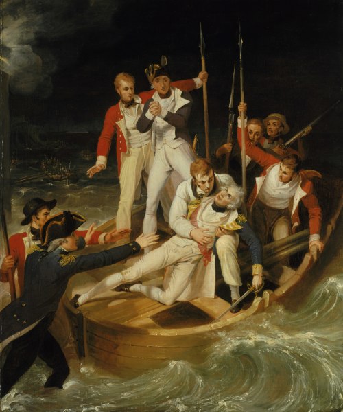 Nelson wounded at Tenerife, 24 July 1797, 1806, Richard Westall