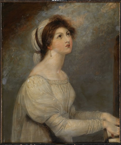 Lady Hamilton as Saint Cecilia, 1750, Richard Westall