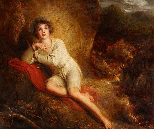 Edwin from James Beattie's 'The Minstrel' (1771/4), 1798, Richard Westall