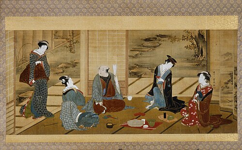 Actor Segawa Kikunojō III at a Party, 1784, Utagawa Toyoharu