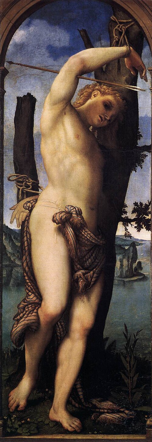 Saint Sebastian, 1531, Lorenzo Lotto