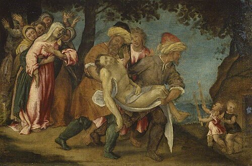 Entombment, 1550, Lorenzo Lotto