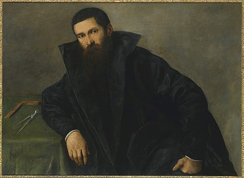 Portrait of an Architect, 1550, Lorenzo Lotto