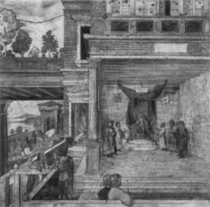 Assalonne, Cusai e Achitofel in consiglio, , Lorenzo Lotto
