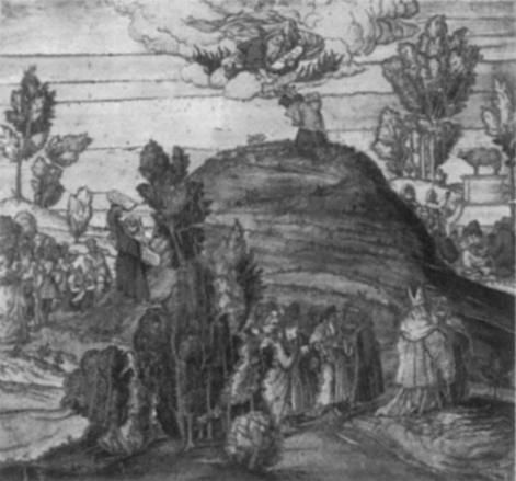La legge data a Mosè, 1525, Lorenzo Lotto