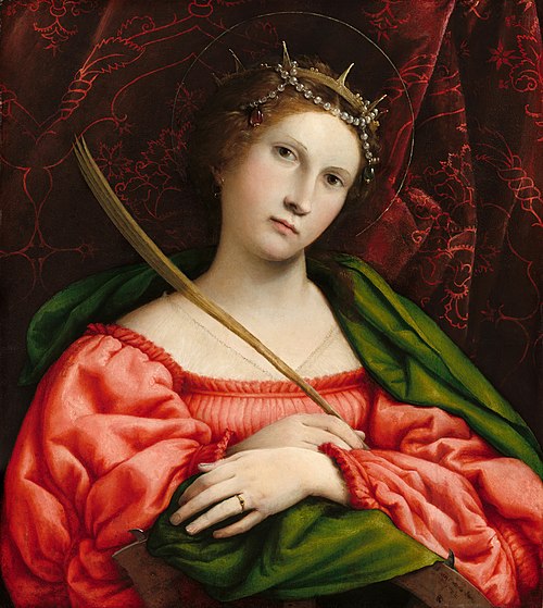Saint Catherine, 1522, Lorenzo Lotto