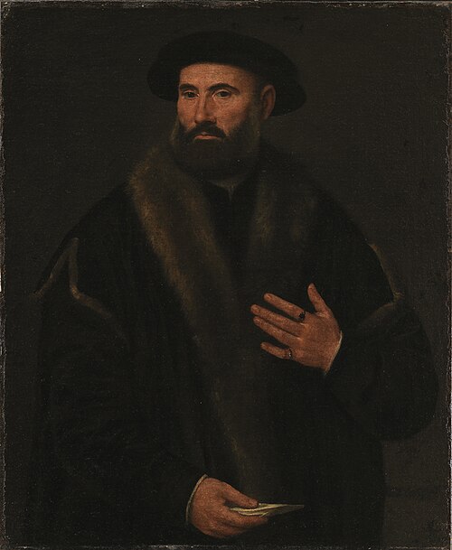 Portrait d'un homme, 1525, Lorenzo Lotto