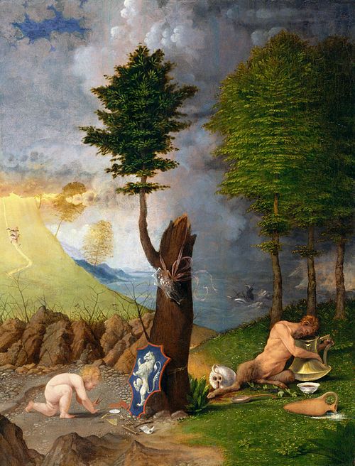 Allégorie du Vice et de la Vertu, 1505, Lorenzo Lotto