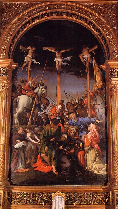 Crucifixion, 1531, Lorenzo Lotto