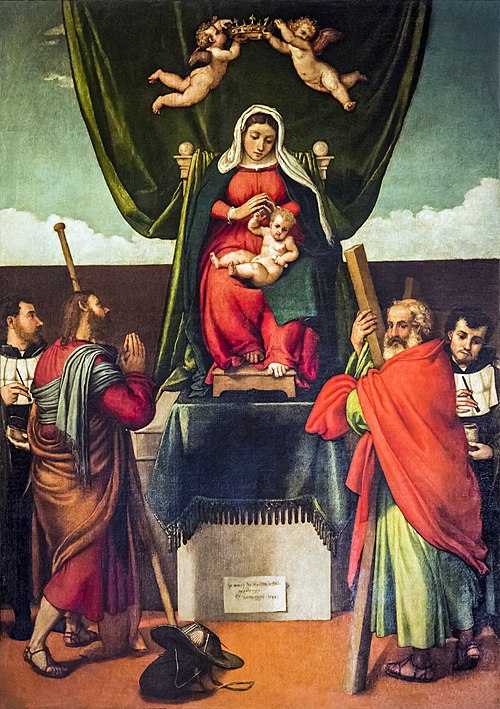 San Giacomo dell'Orio Altarpiece, 1546, Lorenzo Lotto