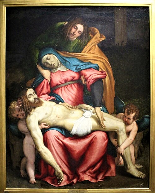 Pietà, 1538, Lorenzo Lotto