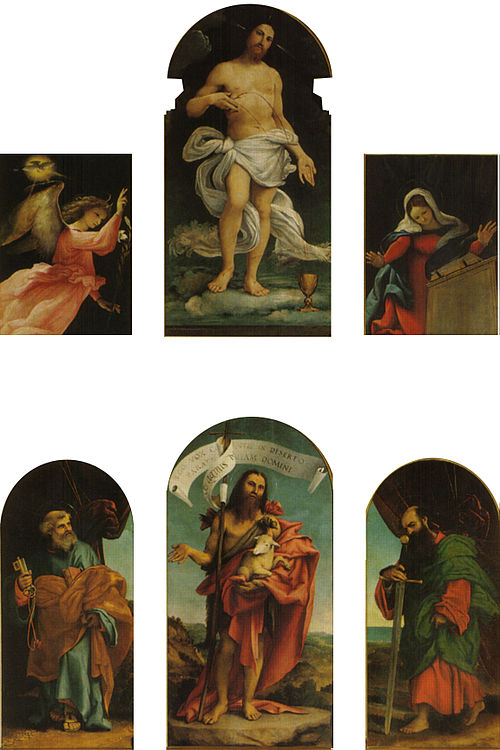 Polyptych of Ponteranica, 1522, Lorenzo Lotto