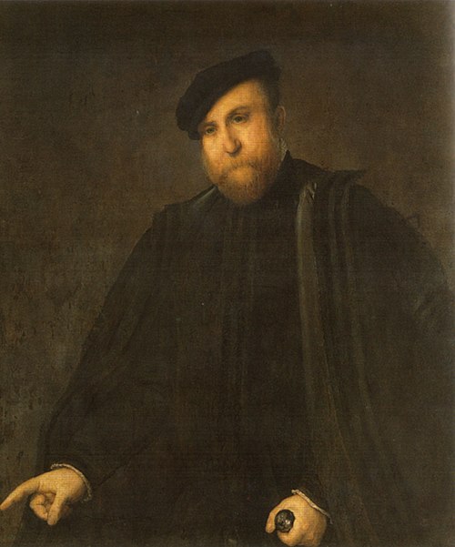 Portrait d'homme, 1545, Lorenzo Lotto