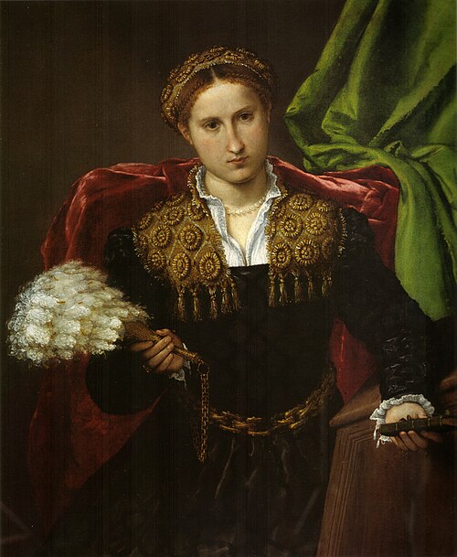 Portrait of Laura da Pola, 1543, Lorenzo Lotto