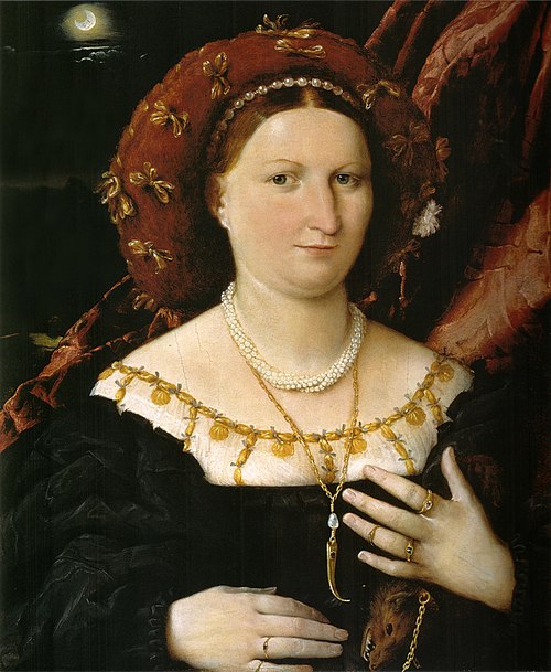 Portrait de Lucina Brembati, 1520, Lorenzo Lotto