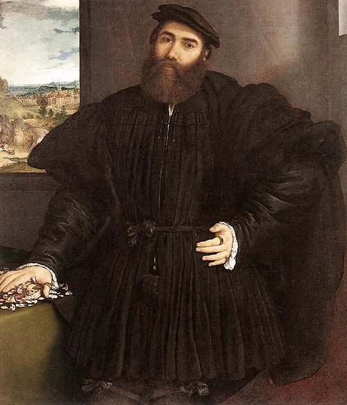 Portrait of a Gentleman, 1535, Lorenzo Lotto