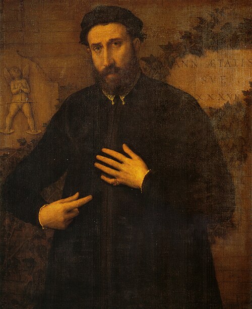 portrait of a Man aged37, 1543, Lorenzo Lotto
