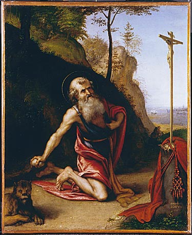 Saint Jerome penitent, 1515, Lorenzo Lotto