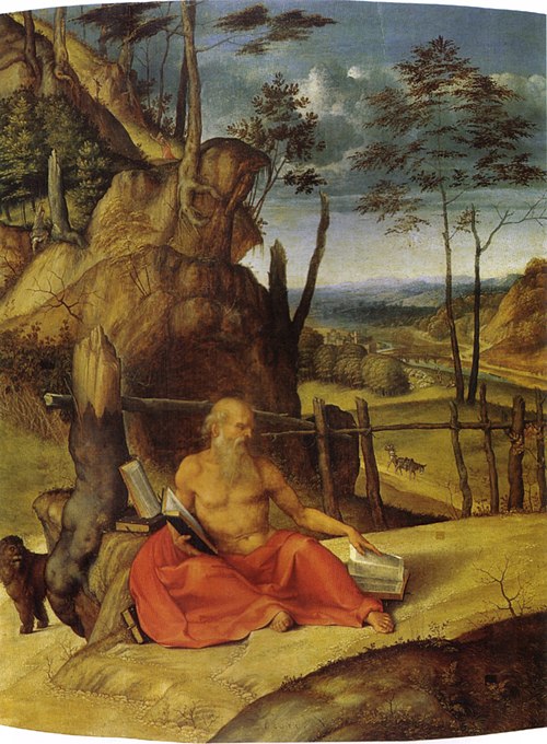 Saint Jerome penitent, 1509, Lorenzo Lotto