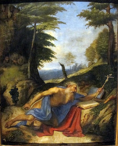 Saint Jerome penitent, 1513, Lorenzo Lotto