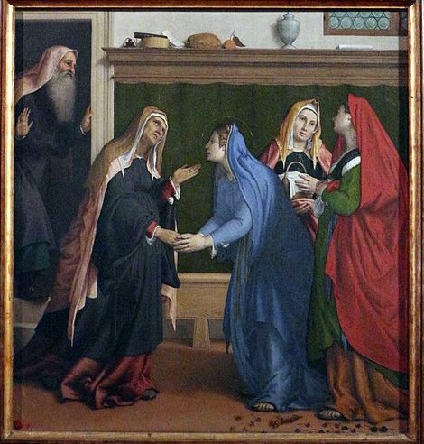 Visitation by Lorenzo Lotto, 1532, Lorenzo Lotto
