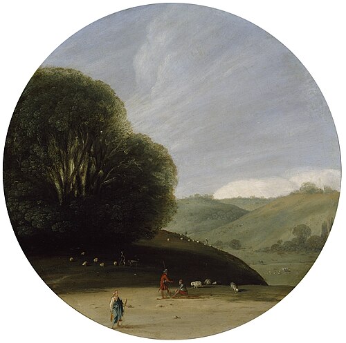 Landscape with pastoral Figures, 1626, Goffredo Wals