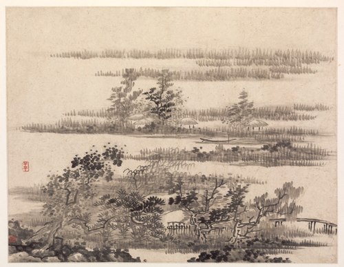 Summer in the Water Country, 1674, Gong Xian