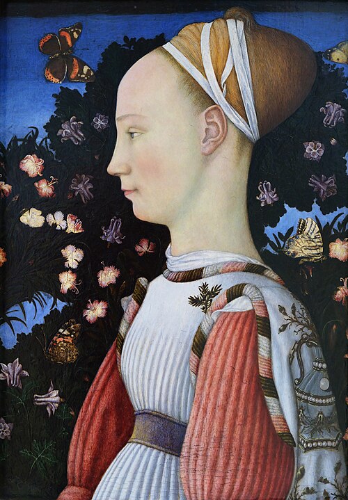 Portrait d'une jeune princesse, 1437, Pisanello