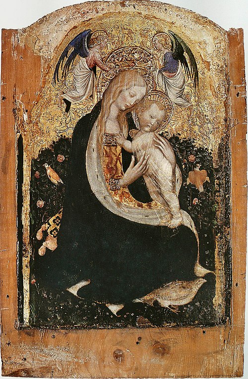 Madone à la caille, 1420, Pisanello