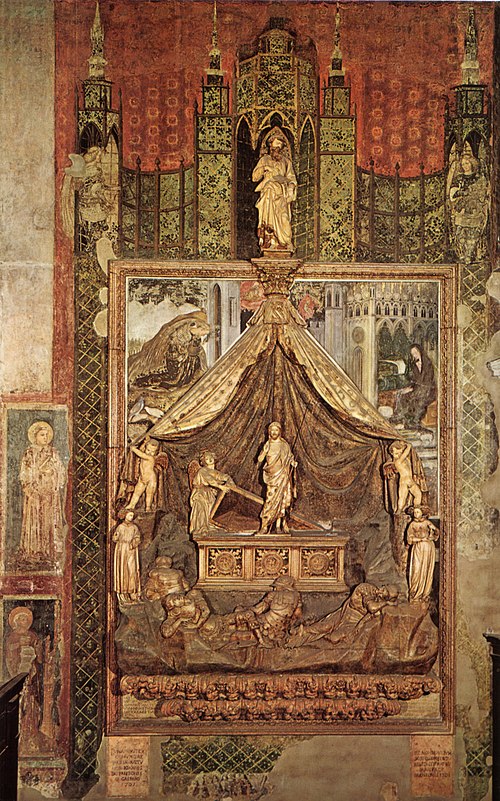 Monument to Niccolò Brenzoni, 1426, Pisanello