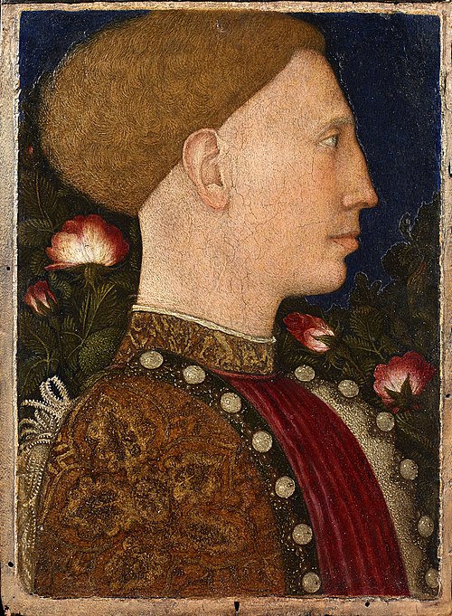 Portrait de Lionel d'Este, 1441, Pisanello