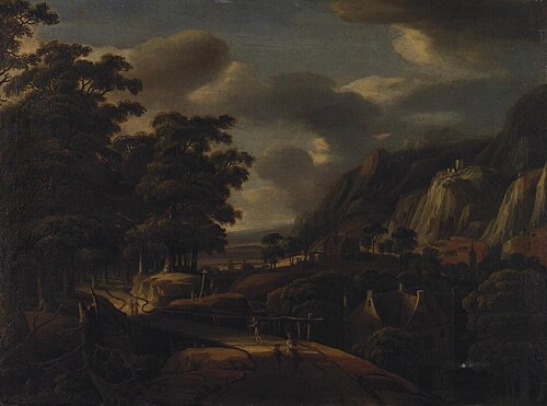 Extensive landscape, 1680, École hollandaise