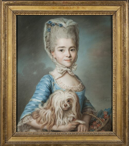 Augustine Suzanne Roslin, the Artist's Daughter, 1771, Marie-Suzanne Roslin