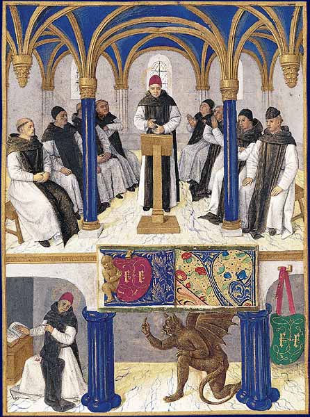 Saint Bernard, 1450, Jean Fouquet