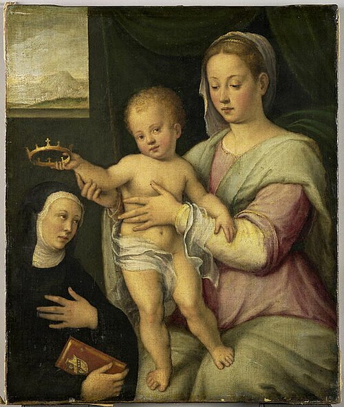 Virgin and Child with Saint, 1600, Barbara Longhi