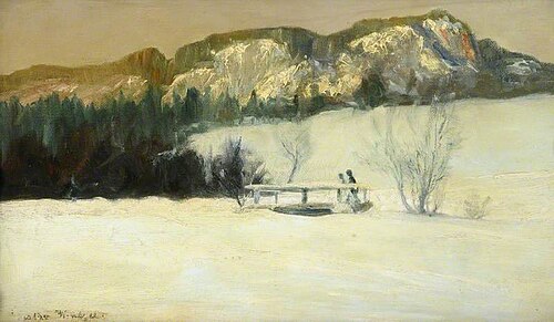 Snow Scene, , Gustav Wentzel