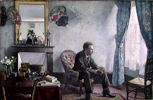 Interior in Paris, 1884, Gustav Wentzel