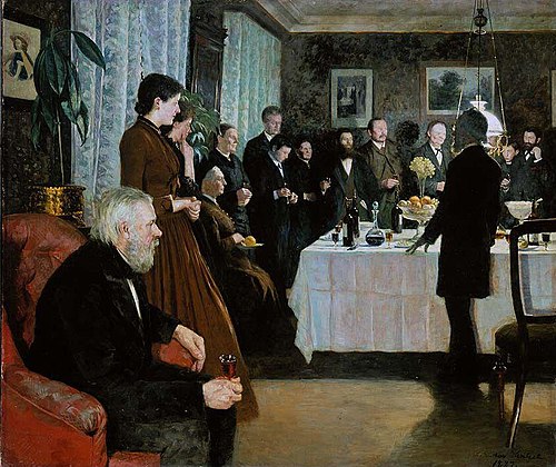 Confirmation Party, 1887, Gustav Wentzel