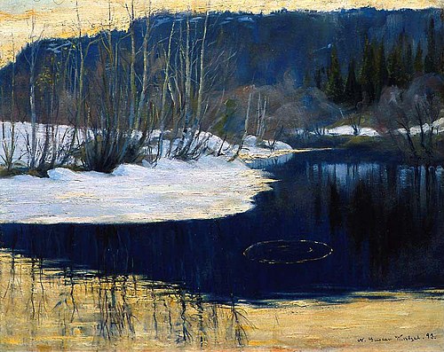 Evening in April, 1893, Gustav Wentzel