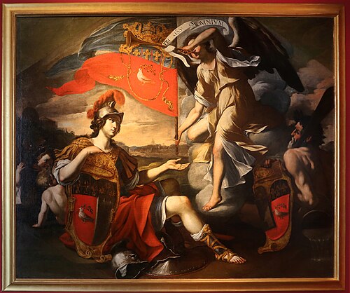 La gloire de la famille Pamphili, , Gregorio Preti
