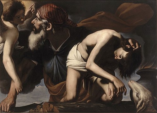 Le Sacrifice d'Isaac, 1700, Gregorio Preti