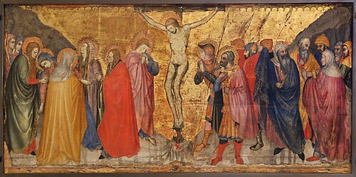 La Crucifixion, 1450, Gregorio di Cecco