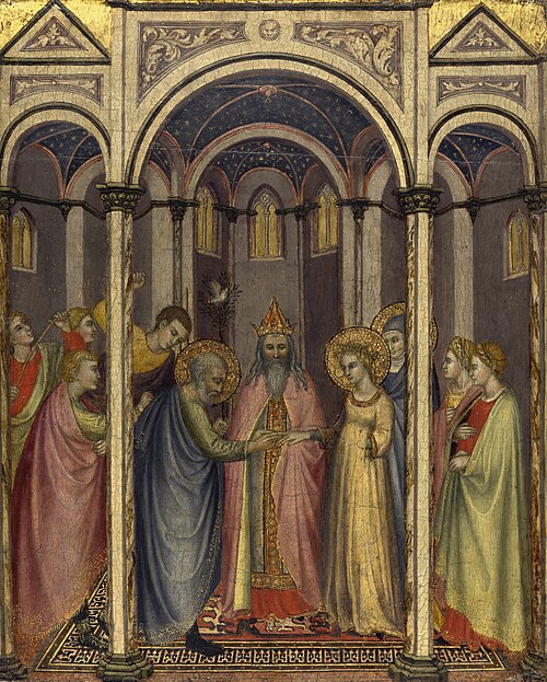 The Marriage of the Virgin, 1423, Gregorio di Cecco
