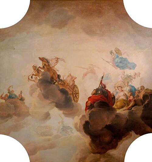 Hercules Received into Olympus, , Jacob de Wit
