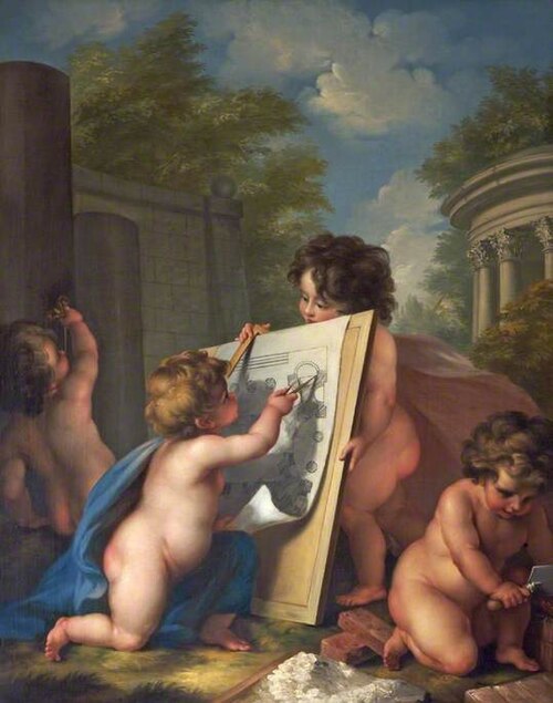 Architecture, 1750, Jacob de Wit