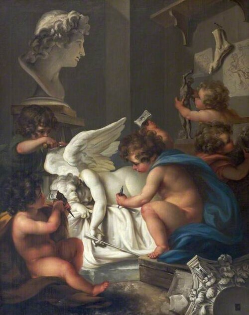 Sculpture, 1750, Jacob de Wit