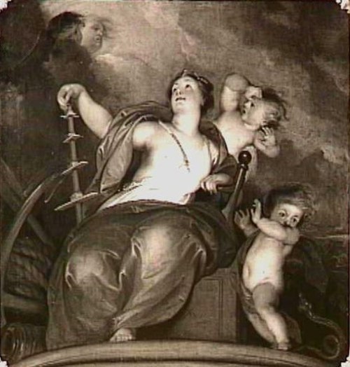 Allegory on shipping, 1732, Jacob de Wit