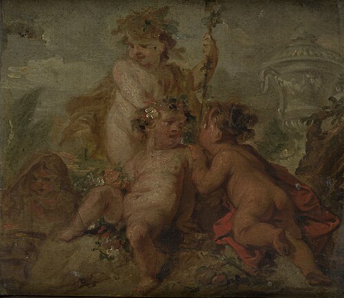 Allegory of the Seasons, , Jacob de Wit